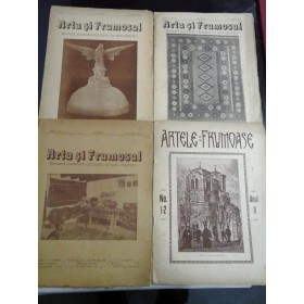   ARTA  SI  FRUMOSUL revista ilustrata bilunara, de arte aplicate Nr.2; 3; 4-5 ANUL I  1916 ; ANUL II No 1 si 2  1923